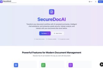 SecureDocAI - AI-Powered Document Management System