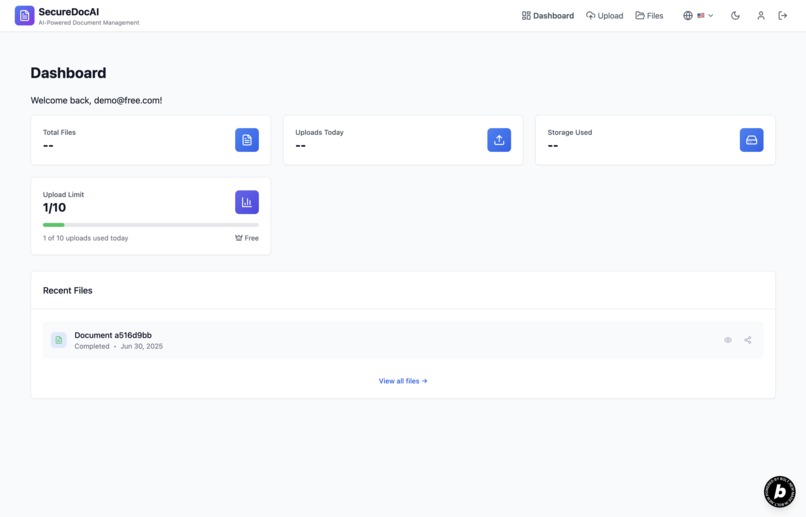 SecureDocAI - AI-Powered Document Management System – screenshot 3