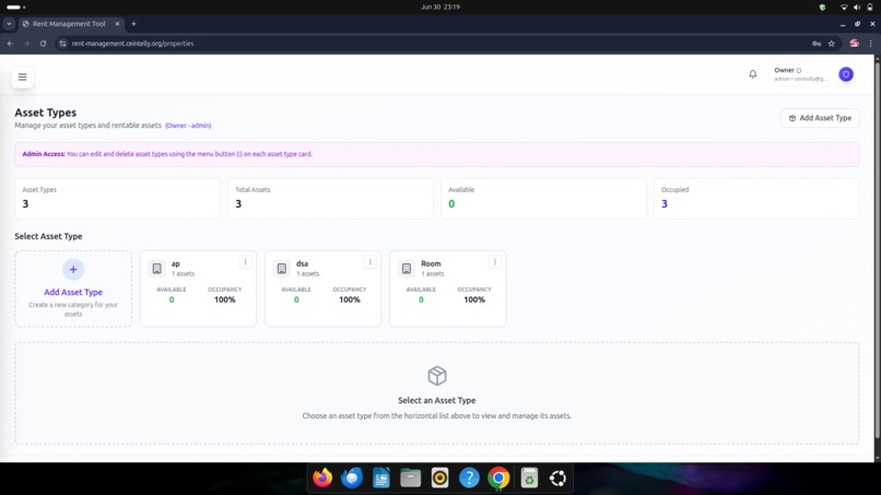 Rental Management System – screenshot 2