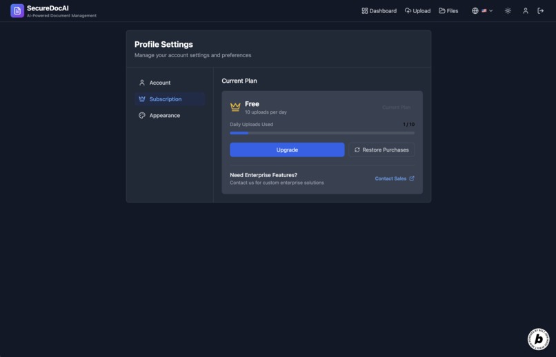 SecureDocAI - AI-Powered Document Management System – screenshot 10