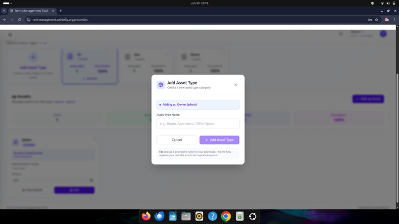 Rental Management System – screenshot 4