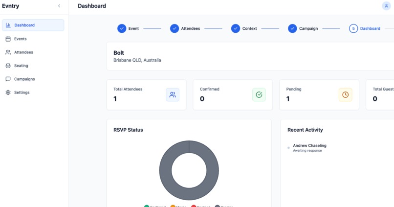 Evntry – screenshot 2