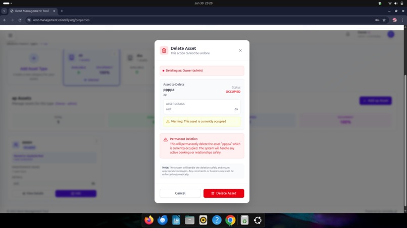 Rental Management System – screenshot 9