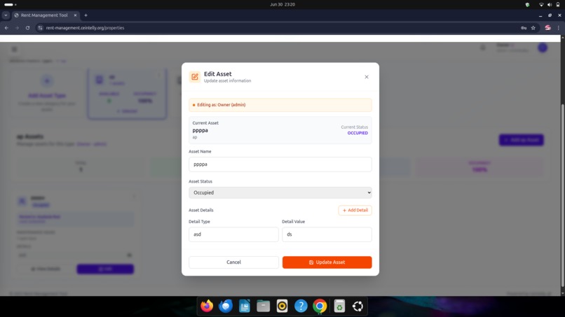 Rental Management System – screenshot 8