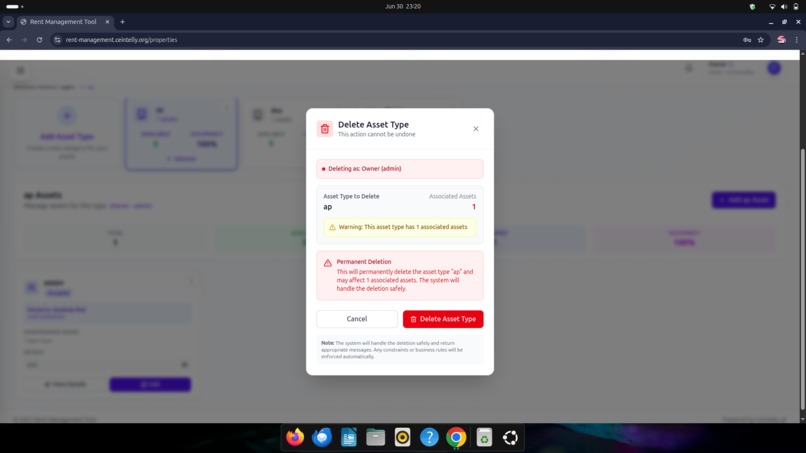 Rental Management System – screenshot 6
