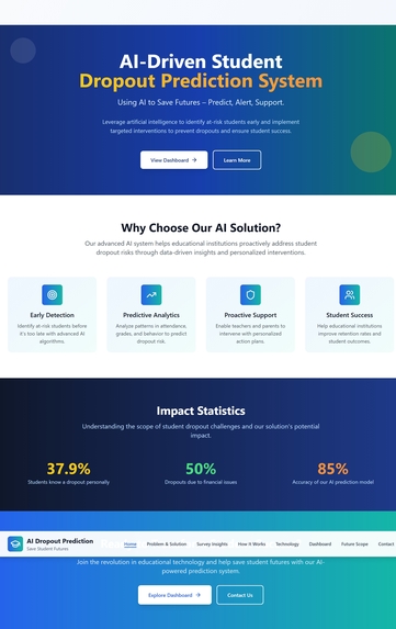 AI Dropout Prediction – screenshot 1