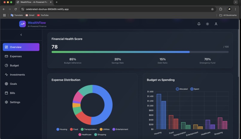 Wealthflow – screenshot 1