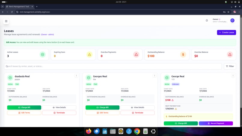 Rental Management System – screenshot 14