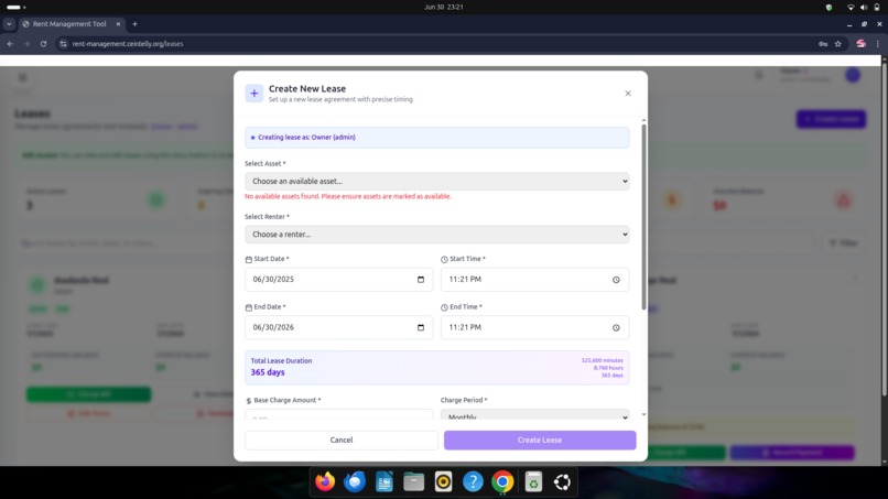 Rental Management System – screenshot 15