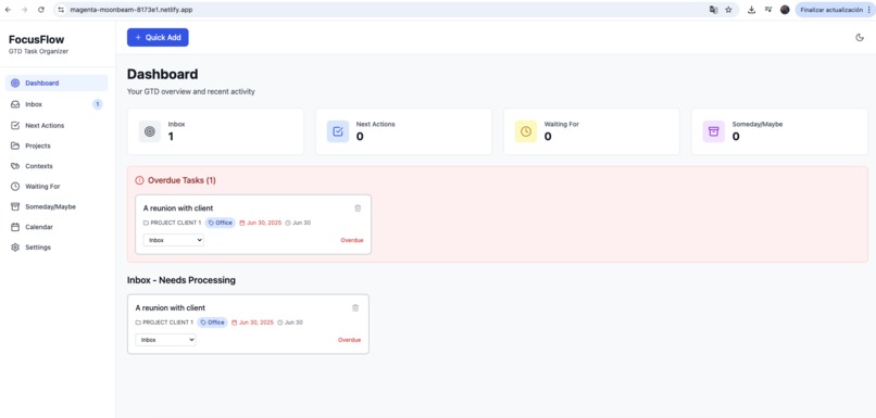 Focus Flow – screenshot 1