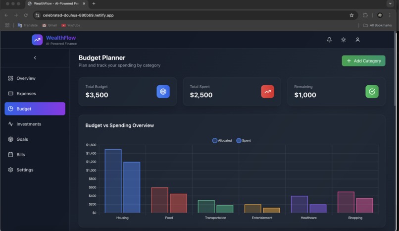 Wealthflow – screenshot 3