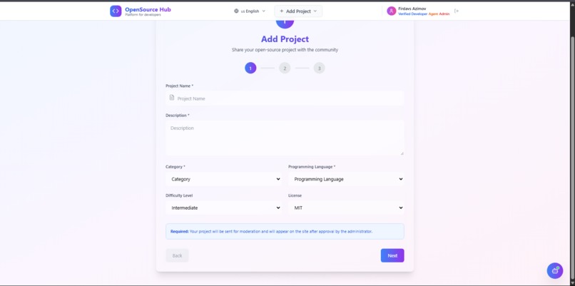 OpenSource Hub – screenshot 3