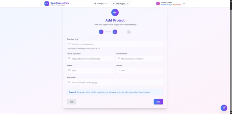 OpenSource Hub – screenshot 4