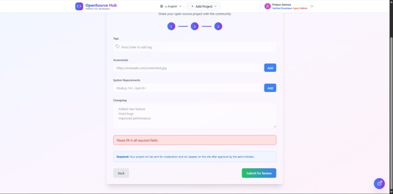 OpenSource Hub – screenshot 5