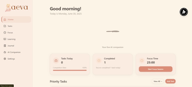 Aeva – screenshot 1