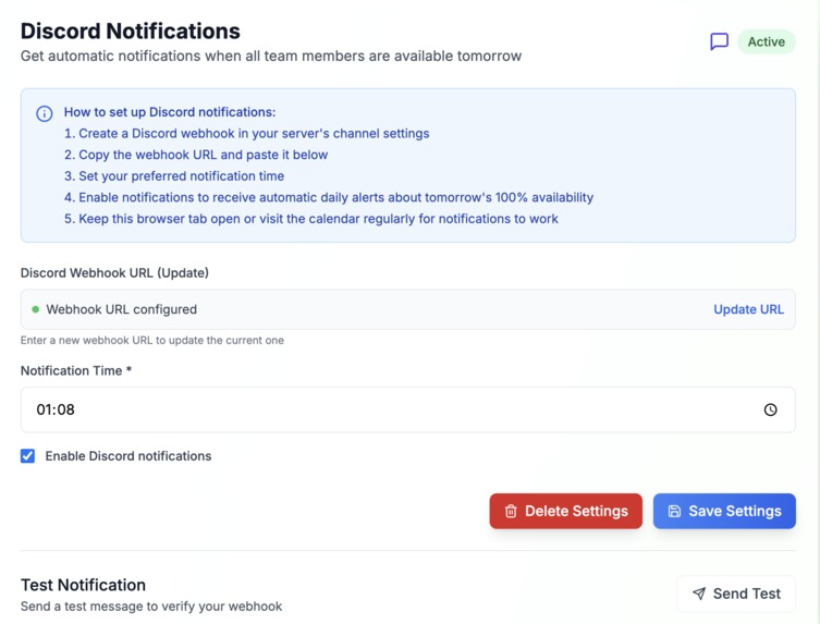Team Schedule Manager – screenshot 5
