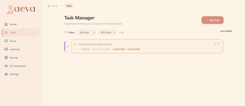 Aeva – screenshot 2