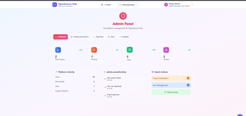 OpenSource Hub – screenshot 6