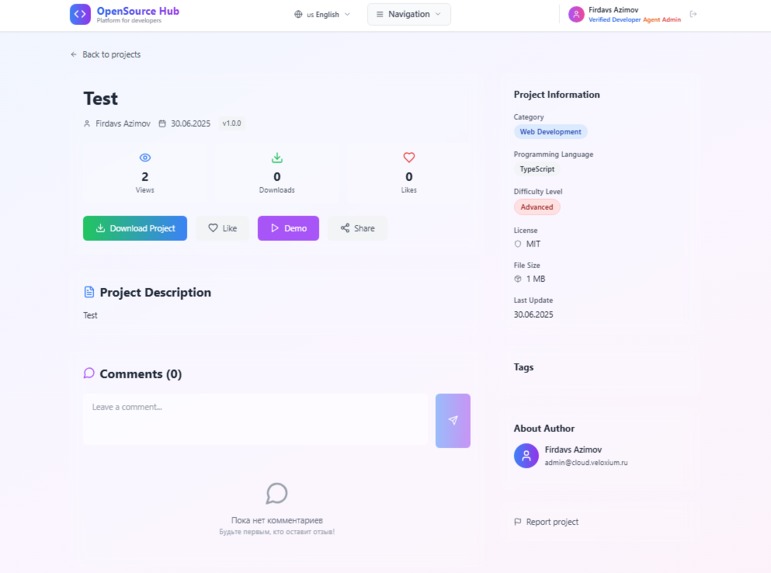 OpenSource Hub – screenshot 8