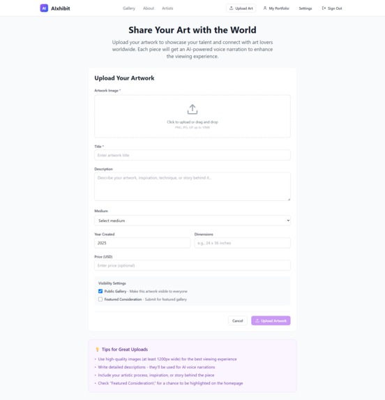 AIxhibit – screenshot 6
