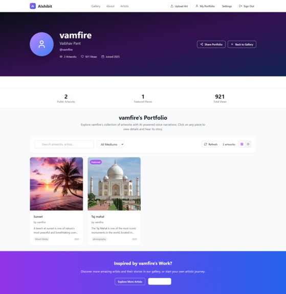 AIxhibit – screenshot 5