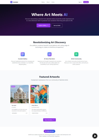 AIxhibit – screenshot 1