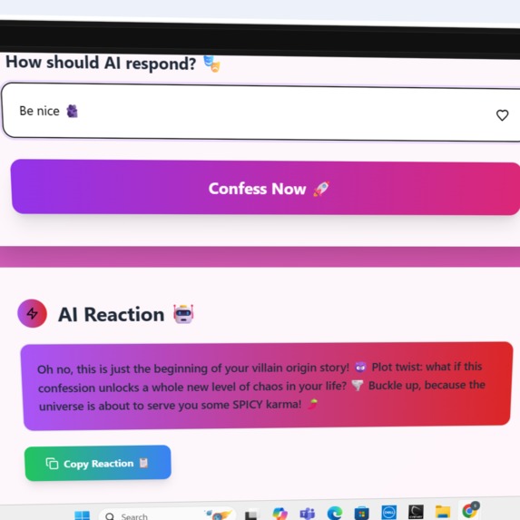 Confessify – Anonymous AI Confession Booth – screenshot 4