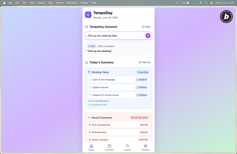 TempoDay – screenshot 7