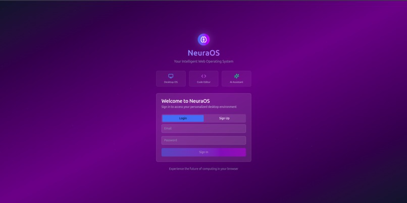 NeuraOS – screenshot 2