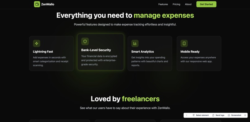 ZenWallo - Expense Management for Freelancers – screenshot 2