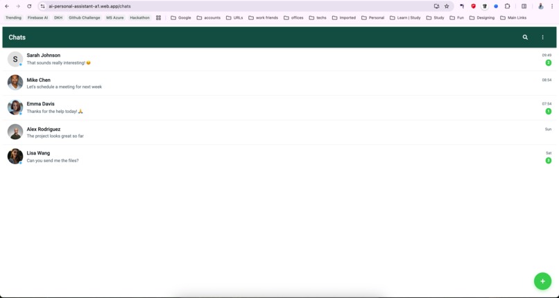 AI Personal Assistant Project – screenshot 2