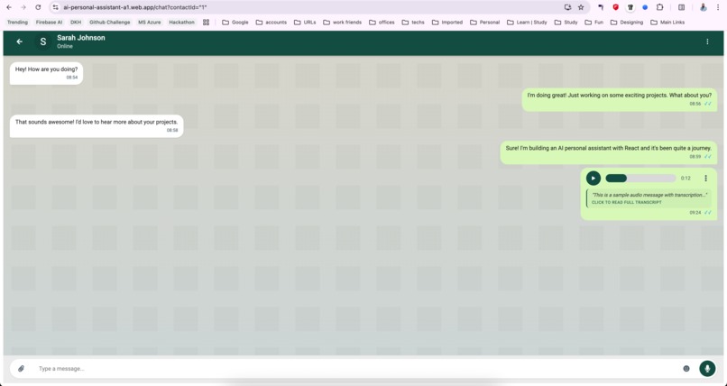 AI Personal Assistant Project – screenshot 5