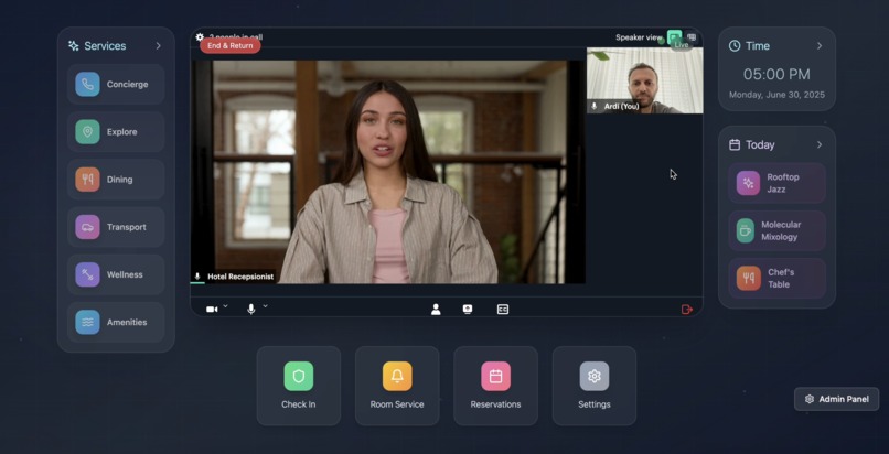 Hotel AI Receptionist – screenshot 1