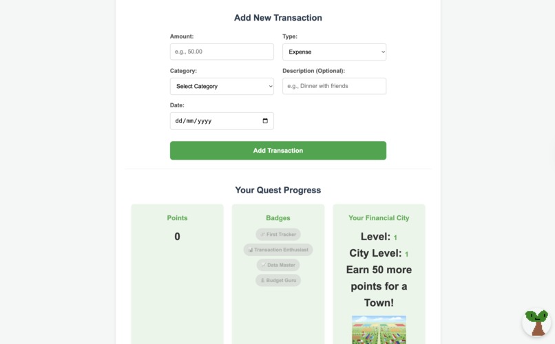 BudgetQuest: Gamified Budget Tracker – screenshot 3