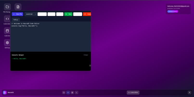 NeuraOS – screenshot 3
