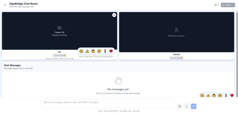 SignBridge Lite: Empowering Silent Voices – screenshot 1