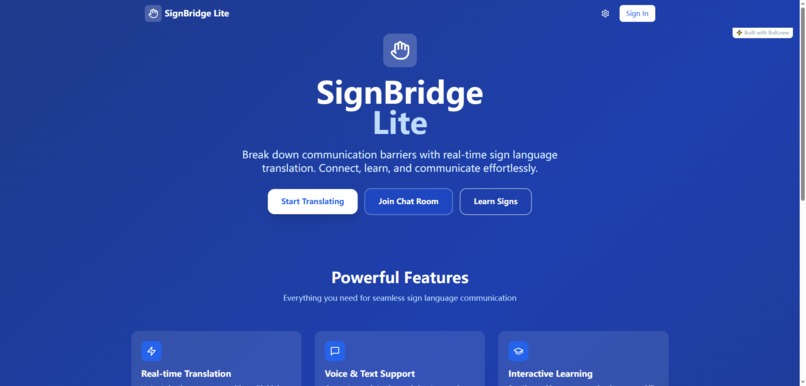 SignBridge Lite: Empowering Silent Voices – screenshot 3