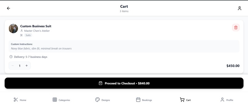 meetmytailor – screenshot 3