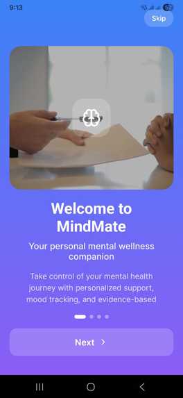 MindMate: Your Mental Wellness Companion – screenshot 1