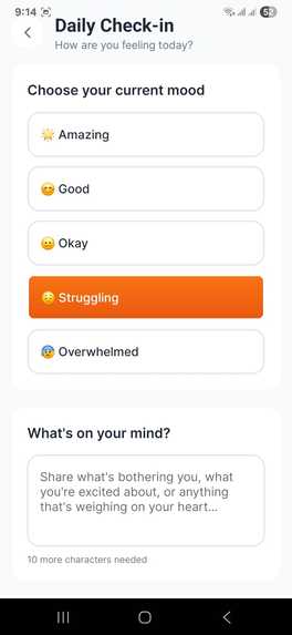 MindMate: Your Mental Wellness Companion – screenshot 9