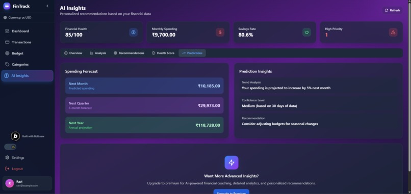 FinTrack – screenshot 4