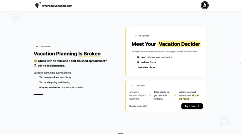 Where Do I Vacation – screenshot 1