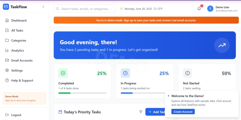 Task Flow – screenshot 3