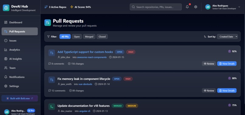 DevAI Hub – screenshot 3