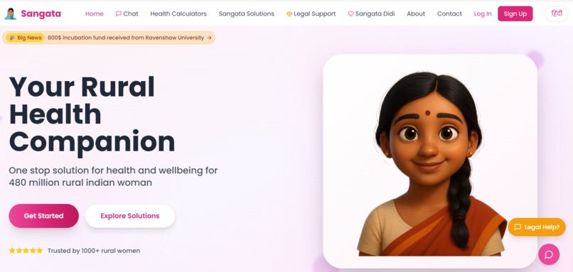 Sangata – India’s Rural Women Health & Legal Revolution – screenshot 1