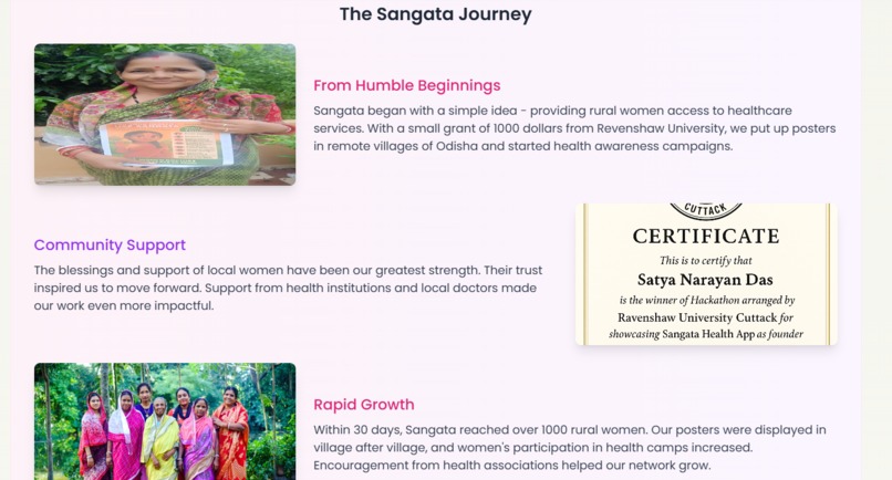 Sangata – India’s Rural Women Health & Legal Revolution – screenshot 2