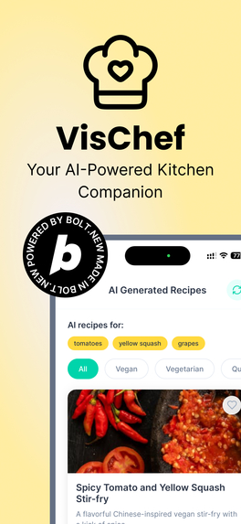VisChef AI: Your AI-Powered Kitchen Companion – screenshot 2