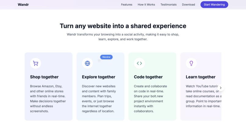 Wandr – screenshot 2