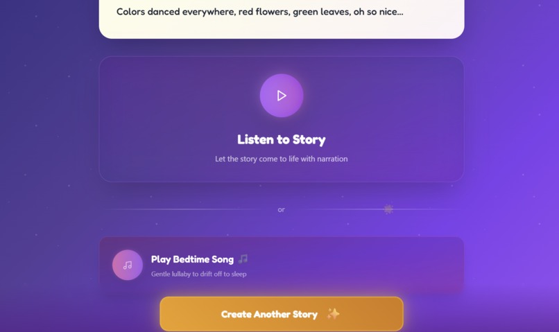 Bed Time Story Generator – screenshot 3