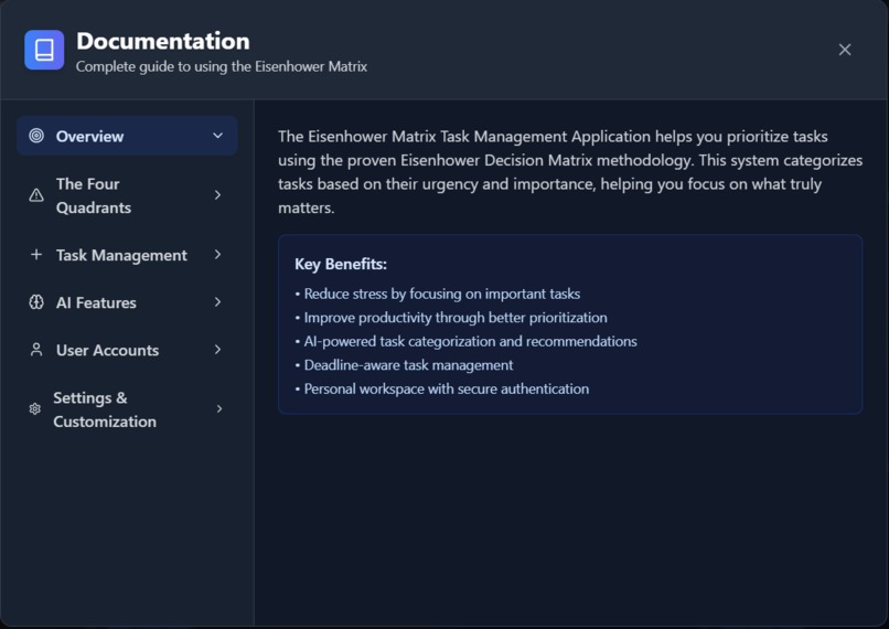 Eisenhower Matrix – screenshot 3